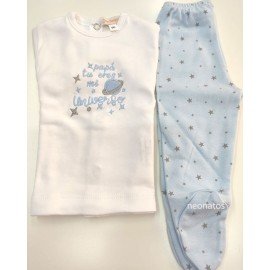 Pijama bebé prematuro Universo