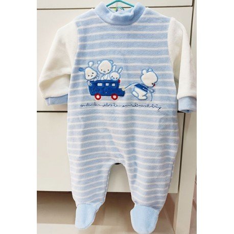 Pijama bebé niño enterizo Osito
